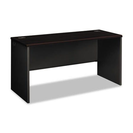 Hon HON, 38000 SERIES DESK SHELL, 60W X 24D X 29.5H, MAHOGANY/CHARCOAL 38922NS